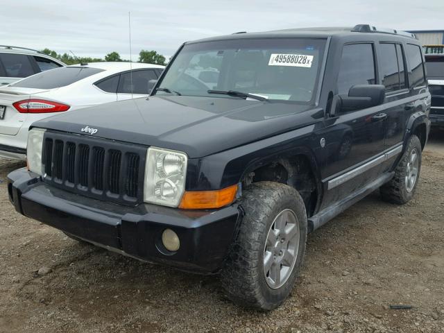 1J8HG58276C123862 - 2006 JEEP COMMANDER BLACK photo 2
