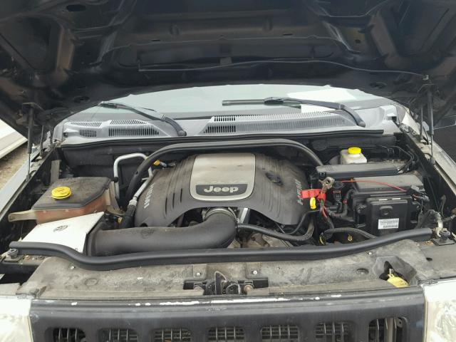 1J8HG58276C123862 - 2006 JEEP COMMANDER BLACK photo 7