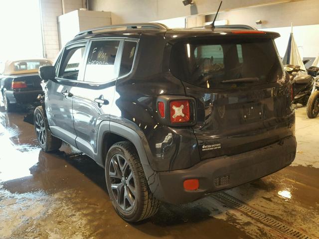 ZACCJBBT4GPE13184 - 2016 JEEP RENEGADE L BLACK photo 3