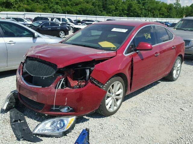 1G4PR5SKXE4168109 - 2014 BUICK VERANO CON MAROON photo 2