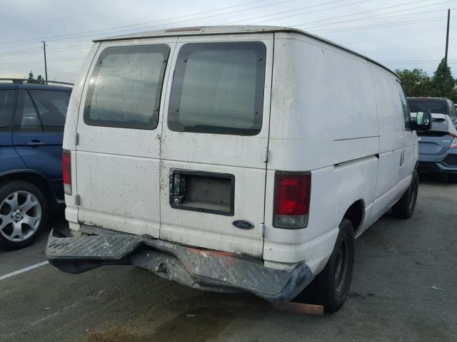 1FTRE14W73HA20748 - 2003 FORD ECONOLINE WHITE photo 4