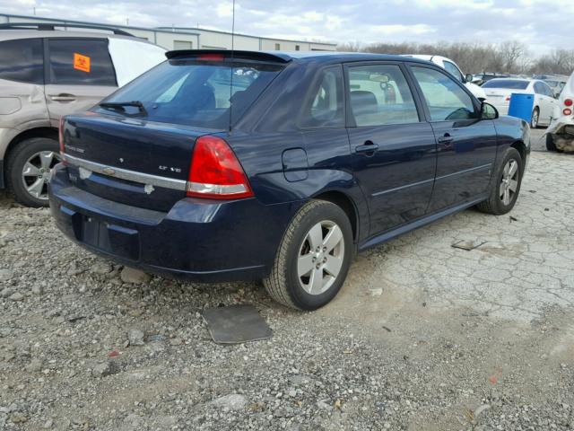 1G1ZT61826F108883 - 2006 CHEVROLET MALIBU MAX BLUE photo 4