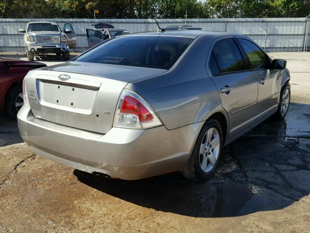 3FAHP07ZX8R271779 - 2008 FORD FUSION SE SILVER photo 4