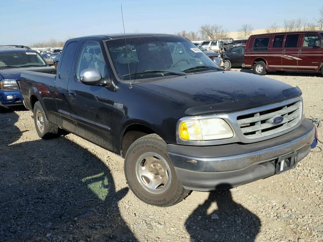 1FTRX17262NA29203 - 2002 FORD F150 BLACK photo 1