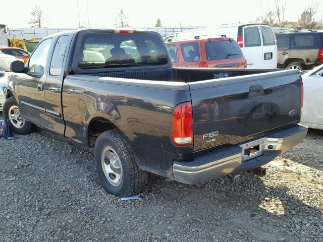 1FTRX17262NA29203 - 2002 FORD F150 BLACK photo 3