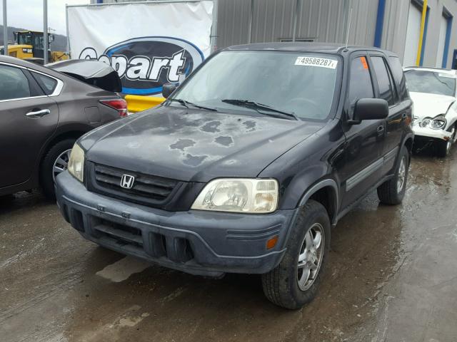 JHLRD1859VC073586 - 1997 HONDA CR-V LX BLACK photo 2