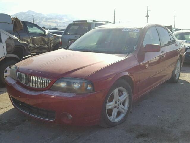 1LNHM87A54Y643404 - 2004 LINCOLN LS RED photo 2