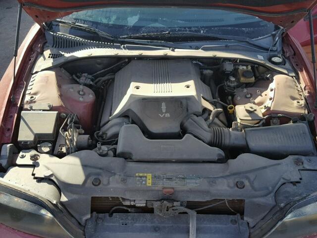 1LNHM87A54Y643404 - 2004 LINCOLN LS RED photo 7