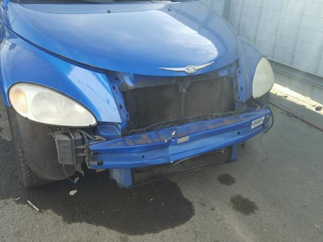 3C3EY55X05T530291 - 2005 CHRYSLER PT CRUISER BLUE photo 9