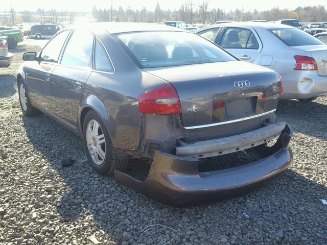 WAUED54B91N128872 - 2001 AUDI A6 2.7T QU BROWN photo 3