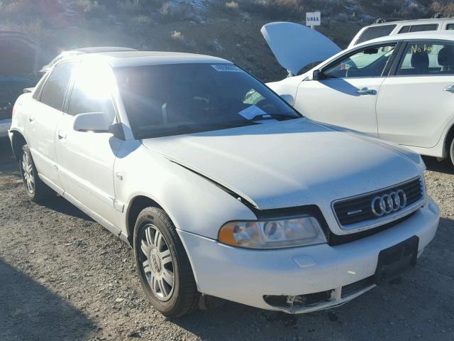 WAUDC68D71A108496 - 2001 AUDI A4 1.8T QU WHITE photo 1