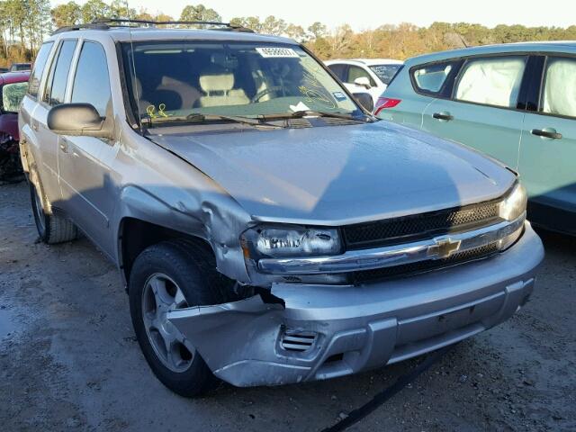 1GNDS13S282161715 - 2008 CHEVROLET TRAILBLAZE SILVER photo 1