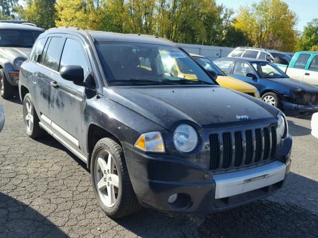 1J8FF57W67D188826 - 2007 JEEP COMPASS LI BLACK photo 1