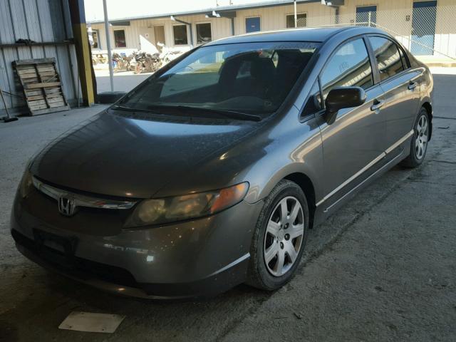 2HGFA16568H345056 - 2008 HONDA CIVIC LX BROWN photo 2