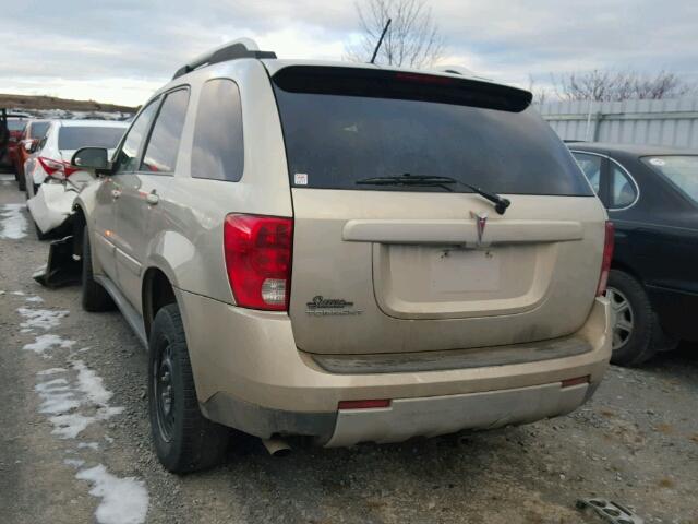 2CKDL33F996218820 - 2009 PONTIAC TORRENT BEIGE photo 3