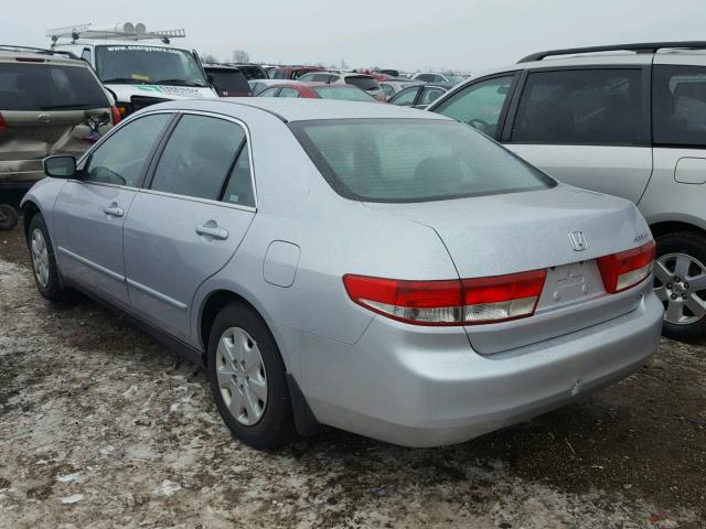 1HGCM56383A058938 - 2003 HONDA ACCORD LX SILVER photo 3