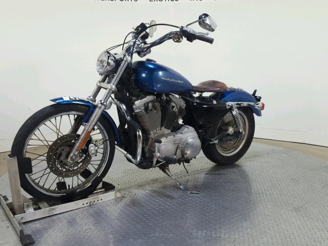 1HD4CJM315K446333 - 2005 HARLEY-DAVIDSON XL883 C BLUE photo 4