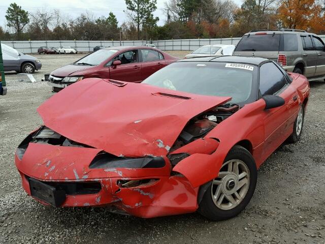 2G1FP22S4S2181078 - 1995 CHEVROLET CAMARO RED photo 2