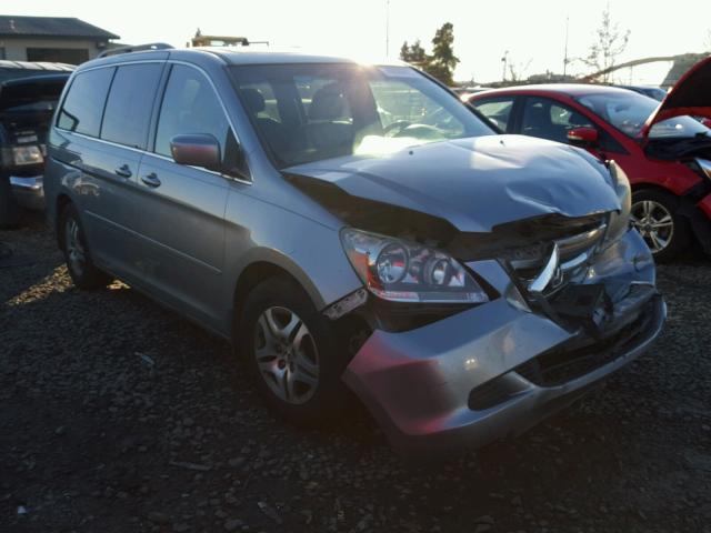 5FNRL38616B098801 - 2006 HONDA ODYSSEY EX SILVER photo 1