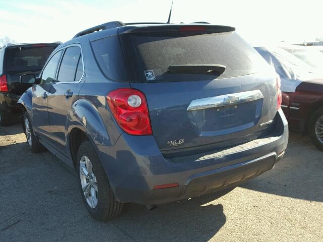 2CNALDEC2B6367641 - 2011 CHEVROLET EQUINOX LT BLUE photo 3