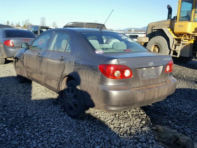 1NXBR32E98Z944422 - 2008 TOYOTA COROLLA CE GRAY photo 3