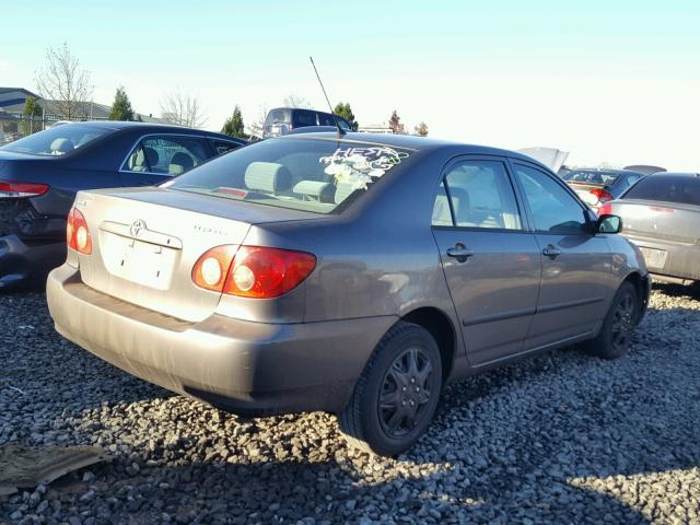 1NXBR32E98Z944422 - 2008 TOYOTA COROLLA CE GRAY photo 4