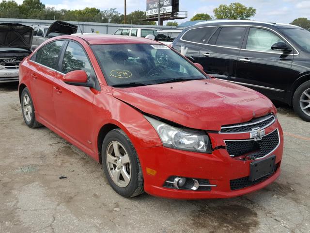 1G1PF5SC1C7108679 - 2012 CHEVROLET CRUZE LT RED photo 1