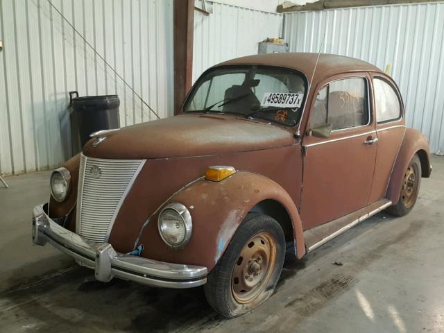 1132304070 - 1973 VOLKSWAGEN 2 DOOR BROWN photo 2