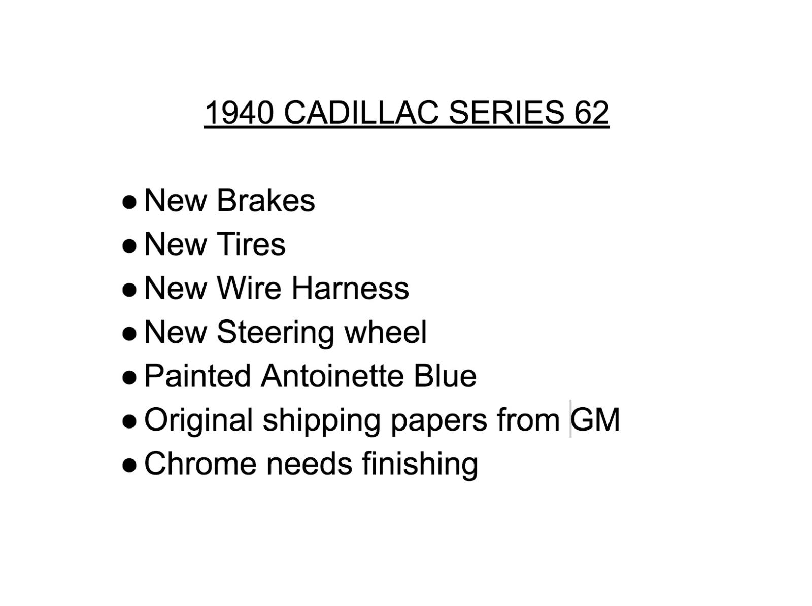 AC04024 - 1940 CADILLAC SERIES 62 BLACK photo 10