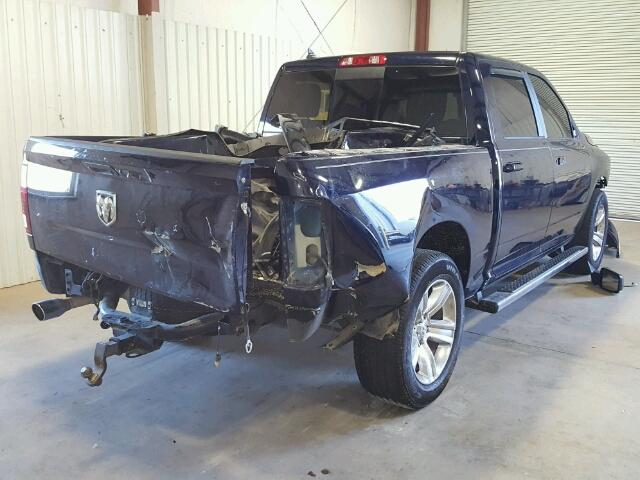 1C6RR6MT7FS591534 - 2015 RAM 1500 SPORT BLUE photo 4