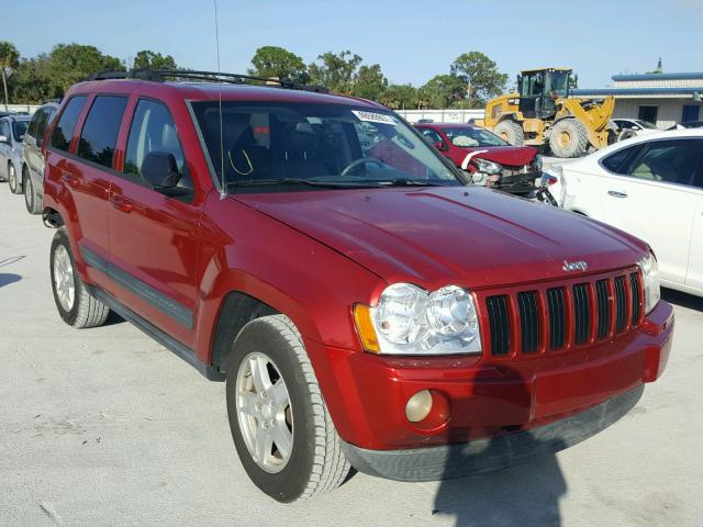 1J4GS48K96C143228 - 2006 JEEP GRAND CHER RED photo 1