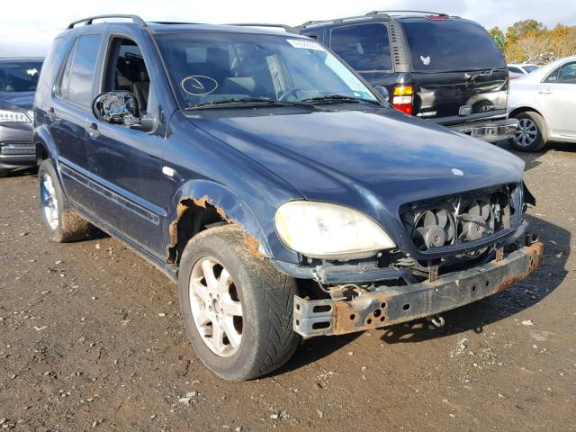 4JGAB72E1XA074298 - 1999 MERCEDES-BENZ ML 430 BLUE photo 1