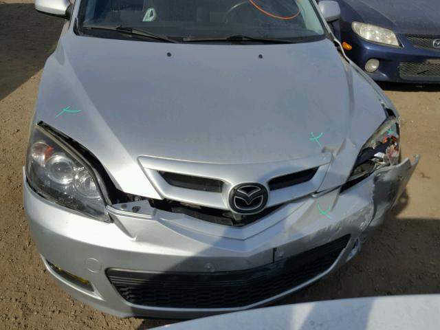 JM1BK344071716841 - 2007 MAZDA 3 HATCHBAC SILVER photo 7