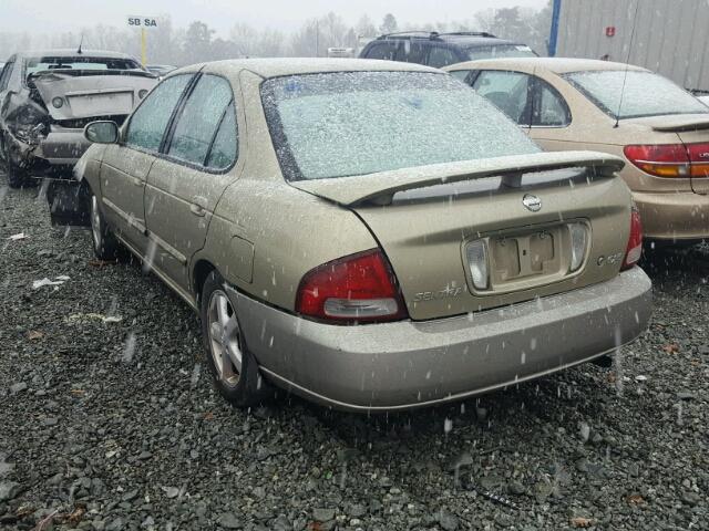 3N1CB51D53L776169 - 2003 NISSAN SENTRA XE BEIGE photo 3