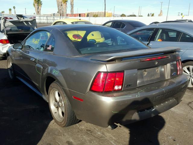1FAFP42X11F205919 - 2001 FORD MUSTANG GT GRAY photo 3