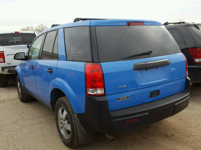 5GZCZ23D25S844841 - 2005 SATURN VUE BLUE photo 3