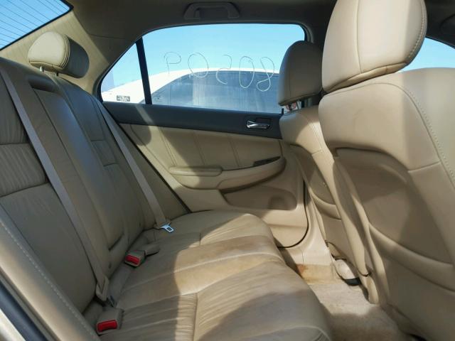 1HGCM56876A180108 - 2006 HONDA ACCORD EX GOLD photo 6