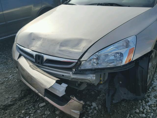 1HGCM56876A180108 - 2006 HONDA ACCORD EX GOLD photo 9