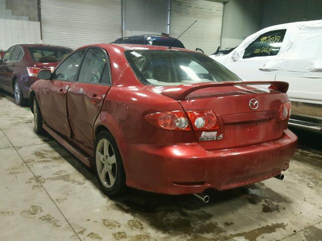 1YVHP80C455M26639 - 2005 MAZDA 6 I MAROON photo 3