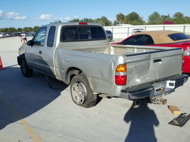 5TEVL52N11Z857349 - 2001 TOYOTA TACOMA XTR SILVER photo 3