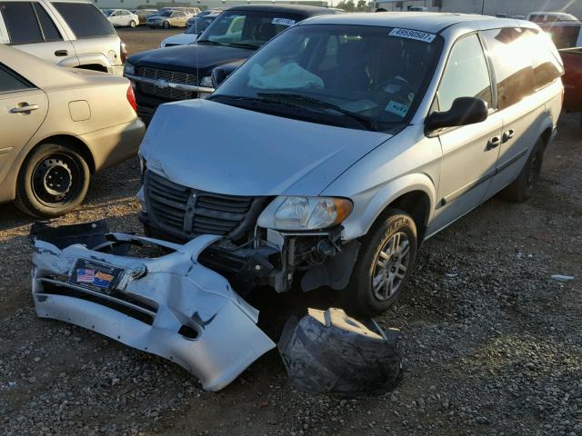 1D4GP24E26B675344 - 2006 DODGE GRAND CARA SILVER photo 2