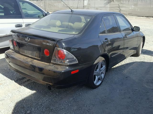 JTHBD192450094736 - 2005 LEXUS IS 300 BLACK photo 4