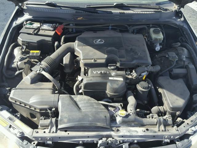 JTHBD192450094736 - 2005 LEXUS IS 300 BLACK photo 7