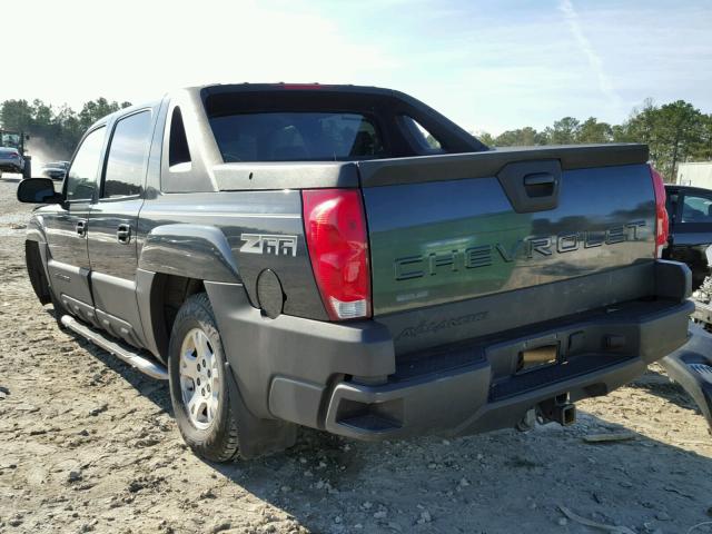 3GNEC13T73G155774 - 2003 CHEVROLET AVALANCHE BLACK photo 3