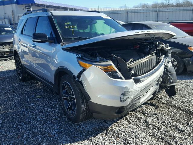 1FM5K8GTXEGA41034 - 2014 FORD EXPLORER S SILVER photo 1