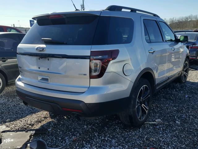 1FM5K8GTXEGA41034 - 2014 FORD EXPLORER S SILVER photo 4