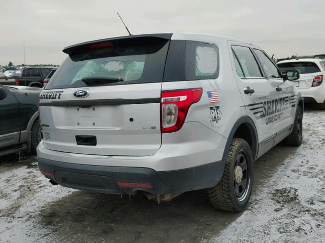 1FM5K8AR0DGC63089 - 2013 FORD EXPLORER P SILVER photo 4