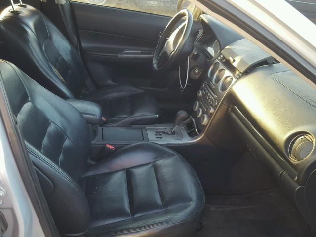 1YVHP84D045N49405 - 2004 MAZDA 6 S SILVER photo 5