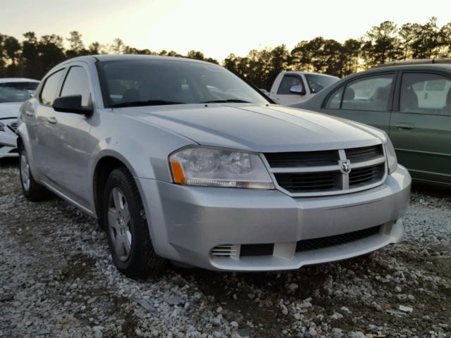 1B3CC4FB8AN150173 - 2010 DODGE AVENGER SX SILVER photo 1