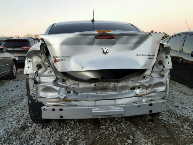 1B3CC4FB8AN150173 - 2010 DODGE AVENGER SX SILVER photo 9